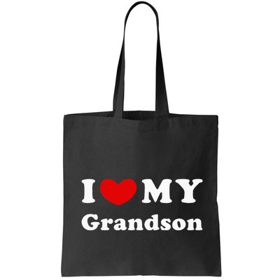 I Love My Grandson Bag