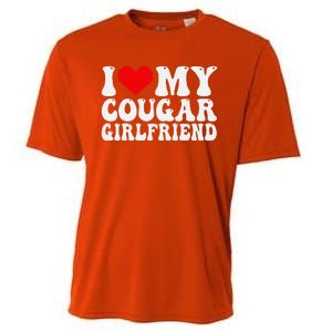 I Love My Cougar Girlfriend I Heart My Cougar Girlfriend GF Cooling Performance Crew T-Shirt