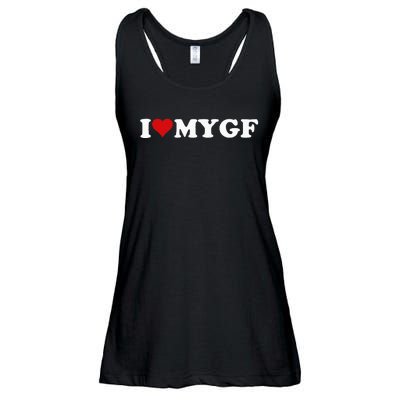 I Love My Hot Girlfriend I Heart My Hot Girlfriend Gf Ladies Essential Flowy Tank