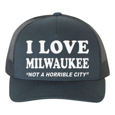 I Love Milwaukee Wisconsin Yupoong Adult 5-Panel Trucker Hat