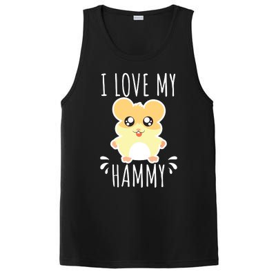 I Love My Hammy Hamster Gift Costume Outfit PosiCharge Competitor Tank