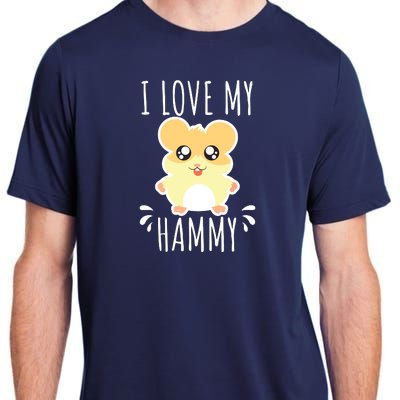 I Love My Hammy Hamster Gift Costume Outfit Adult ChromaSoft Performance T-Shirt