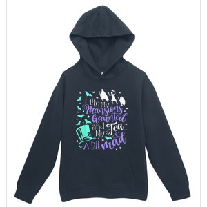 I Like My Mansions Haunted And My Tea A Bit Mad Halloween Urban Pullover Hoodie