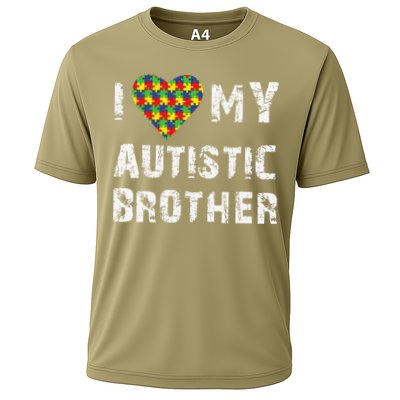 I Love My Autistic Brother Autism Awareness Day Performance Shirt