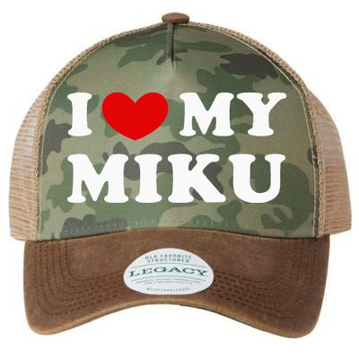 I Love My Miku Legacy Tie Dye Trucker Hat