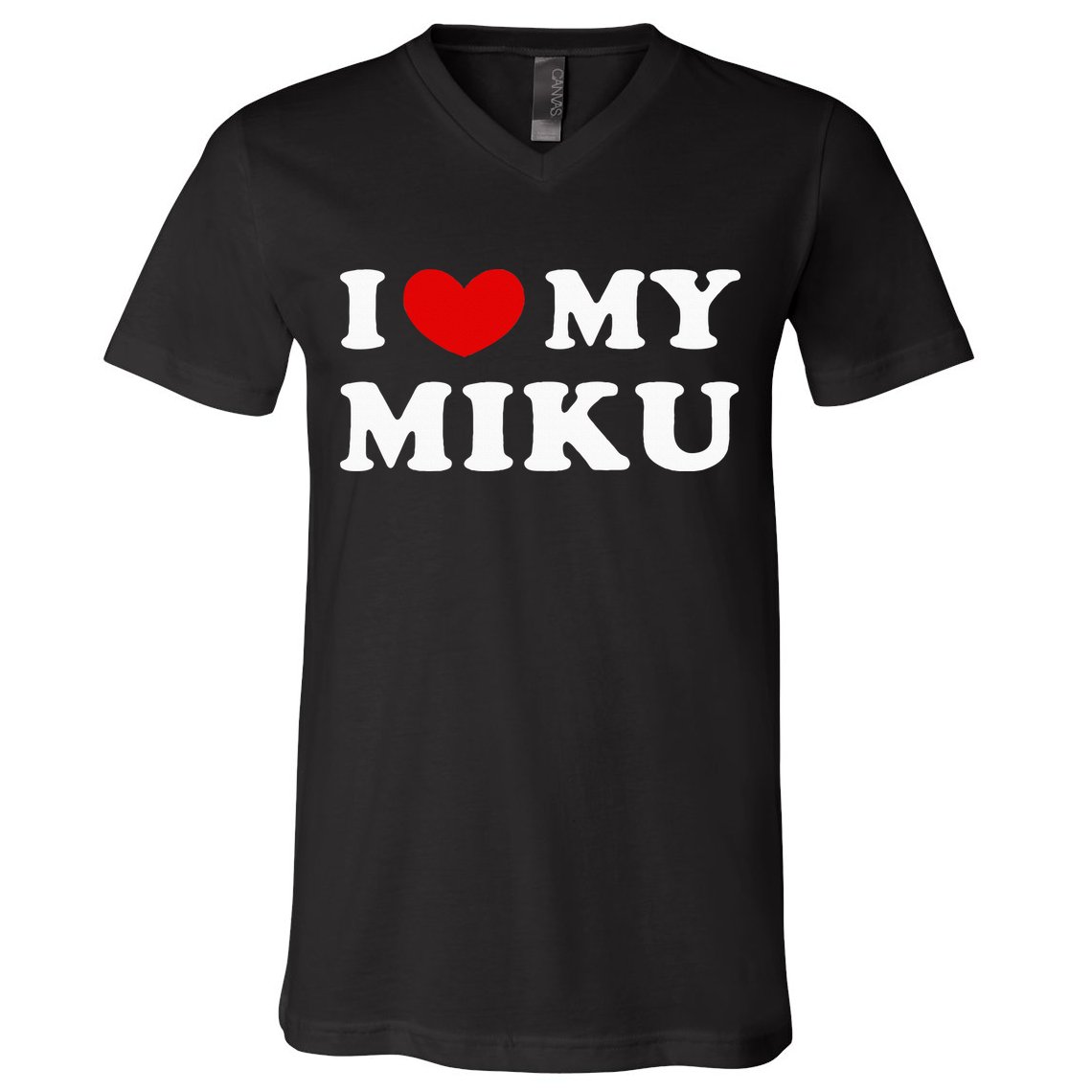 I Love My Miku V-Neck T-Shirt