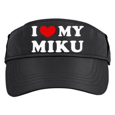I Love My Miku Adult Drive Performance Visor