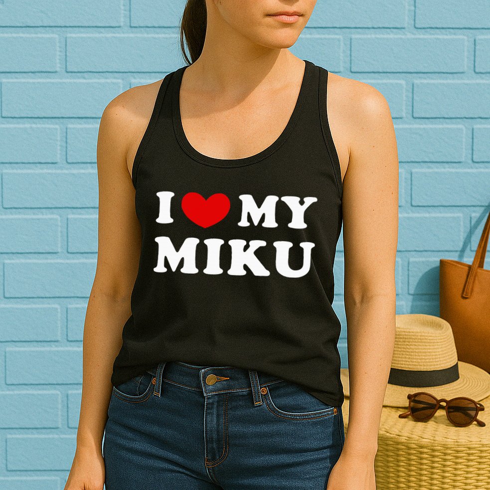 I Love My Miku Womens Tank Top