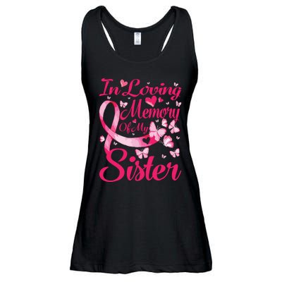 In Loving Memory Of My Sister Breast Cancer Awareness Ladies Essential Flowy Tank