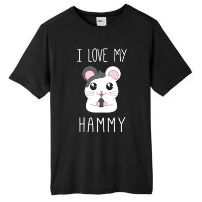 I Love My Hammy For Hamster Lovers Tall Fusion ChromaSoft Performance T-Shirt