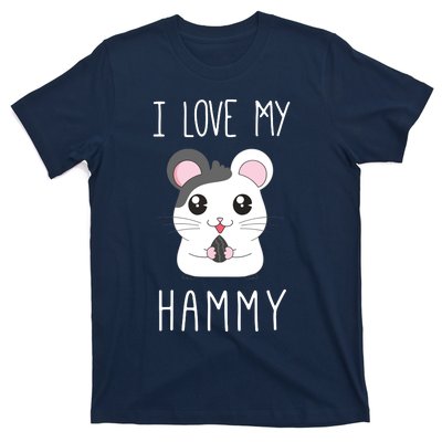 I Love My Hammy For Hamster Lovers T-Shirt