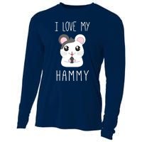 I Love My Hammy For Hamster Lovers Cooling Performance Long Sleeve Crew