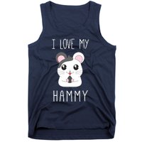 I Love My Hammy For Hamster Lovers Tank Top