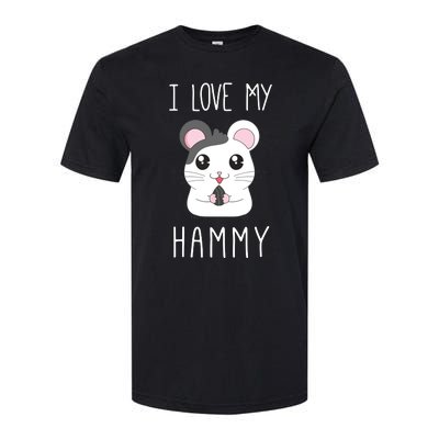 I Love My Hammy For Hamster Lovers Softstyle CVC T-Shirt