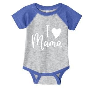 I Love My Mama Gift Mom Meaningful Gift Mother's Day Gift Cool Gift Infant Baby Jersey Bodysuit