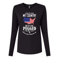 I Love My Wife My Country And Getting Pegged If You DonT Womens Cotton Relaxed Long Sleeve T-Shirt