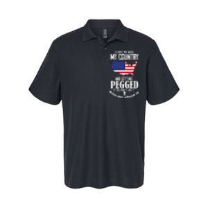 I Love My Wife My Country And Getting Pegged If You DonT Softstyle Adult Sport Polo