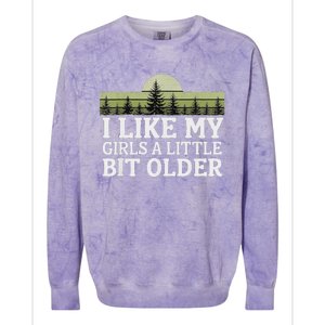 I Like My A Little Bit Older Forest Trees Nature Outd Colorblast Crewneck Sweatshirt