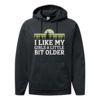 I Like My A Little Bit Older Forest Trees Nature Outd Performance Fleece Hoodie