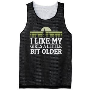 I Like My A Little Bit Older Forest Trees Nature Outd Mesh Reversible Basketball Jersey Tank