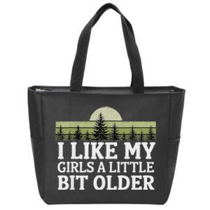 I Like My A Little Bit Older Forest Trees Nature Outd Zip Tote Bag