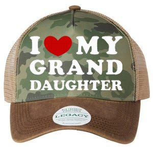 I Love My Granddaughter Legacy Tie Dye Trucker Hat