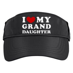 I Love My Granddaughter Adult Drive Performance Visor