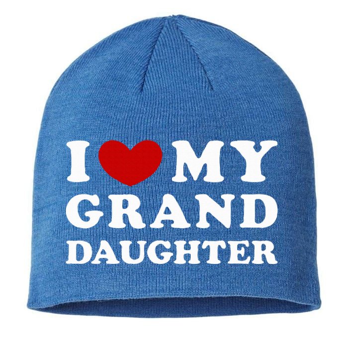 I Love My Granddaughter Sustainable Beanie