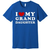 I Love My Granddaughter Premium T-Shirt