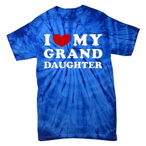 I Love My Granddaughter Tie-Dye T-Shirt