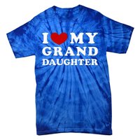 I Love My Granddaughter Tie-Dye T-Shirt