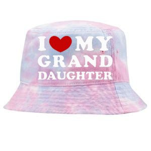 I Love My Granddaughter Tie-Dyed Bucket Hat