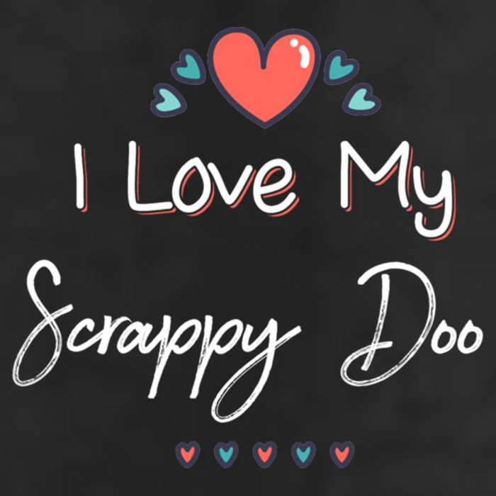 I Love My Scrappy Doo Cute Mothers Day Gift Cool Comfort Performance Bucket Hat