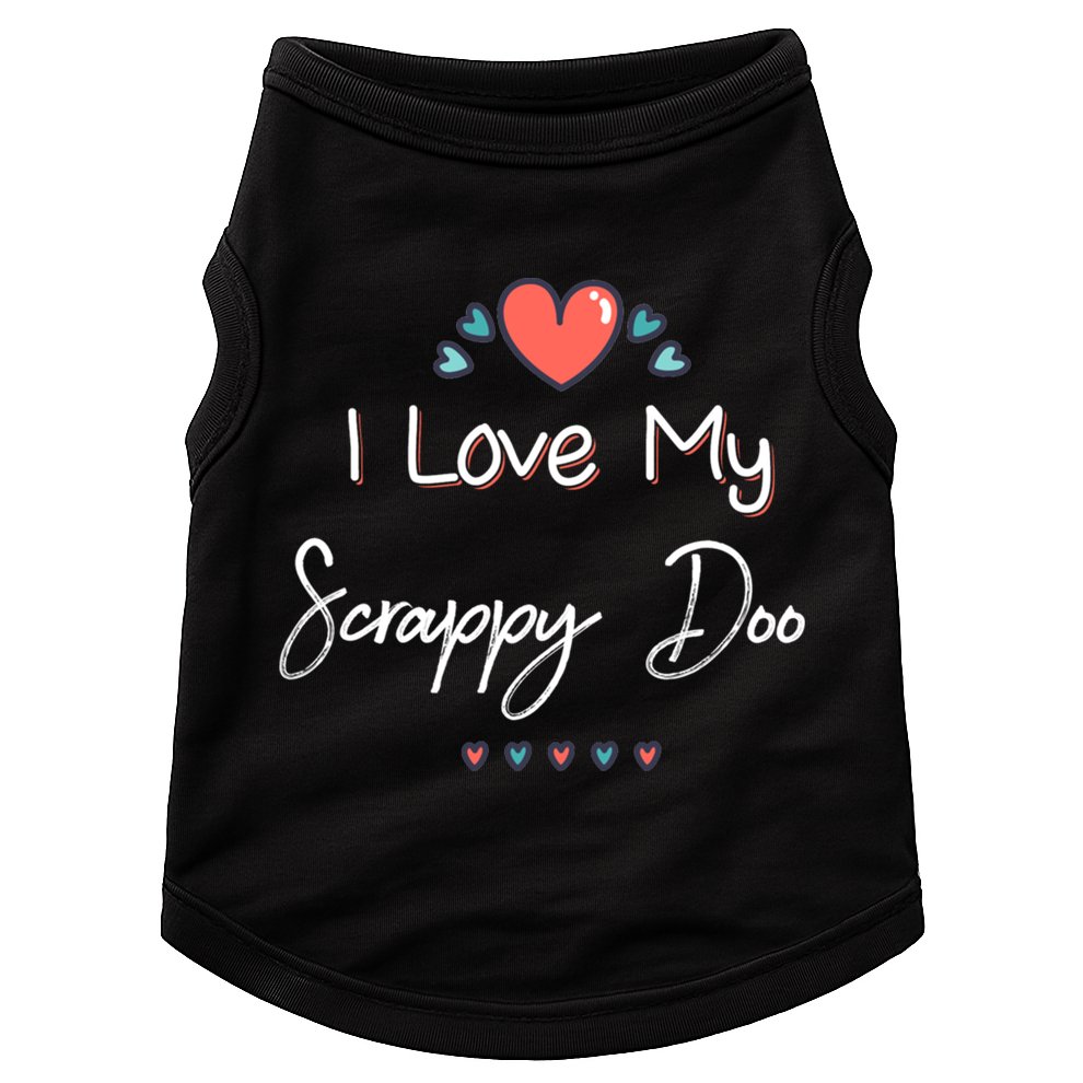 I Love My Scrappy Doo Cute Mothers Day Gift Doggie Tank