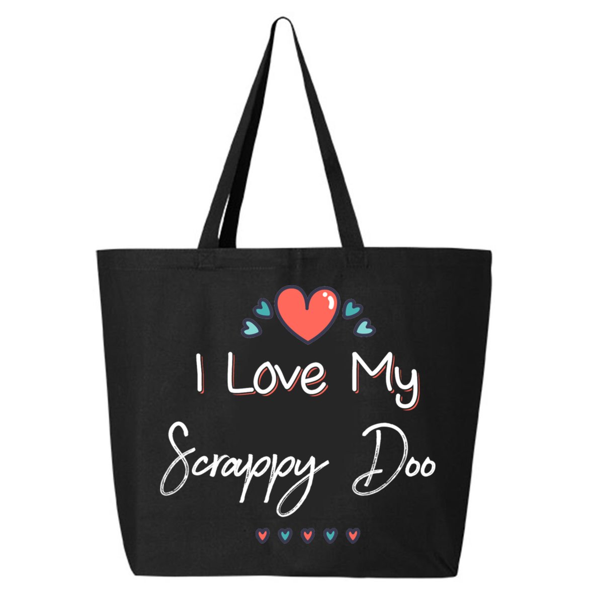 I Love My Scrappy Doo Cute Mothers Day Gift 25L Jumbo Tote