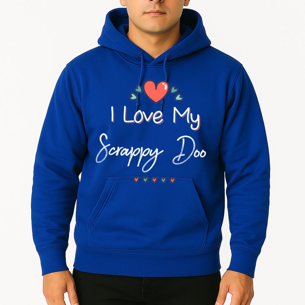 I Love My Scrappy Doo Cute Mothers Day Gift Hoodie