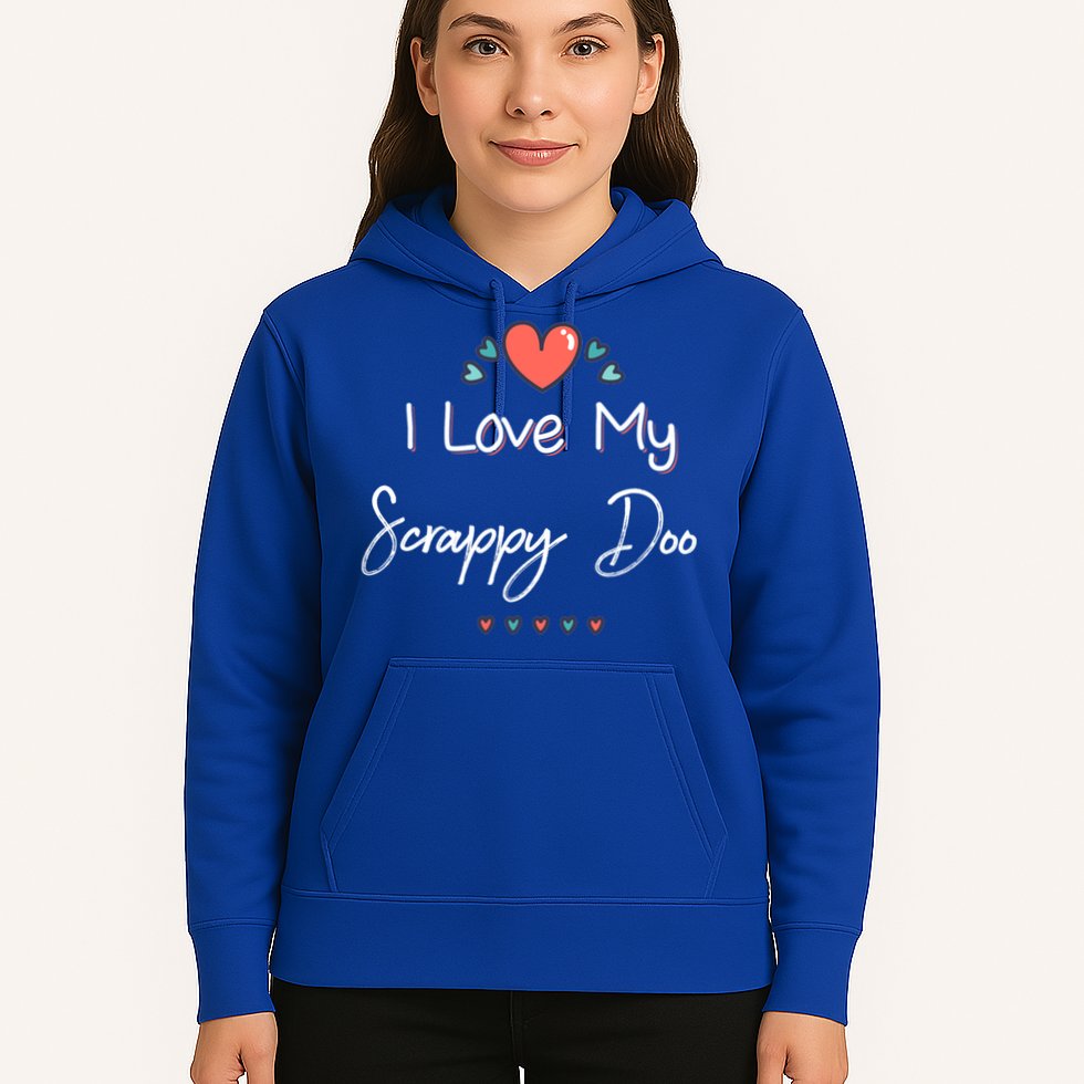 I Love My Scrappy Doo Cute Mothers Day Gift Hoodie