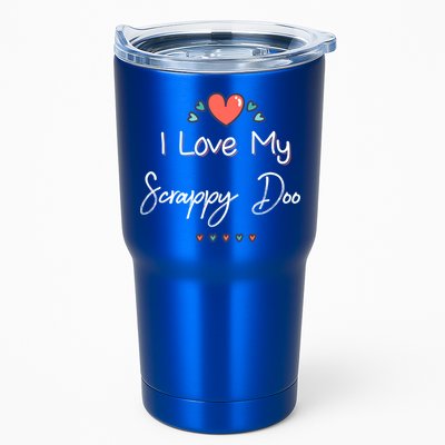I Love My Scrappy Doo Cute Mothers Day Gift Tumbler