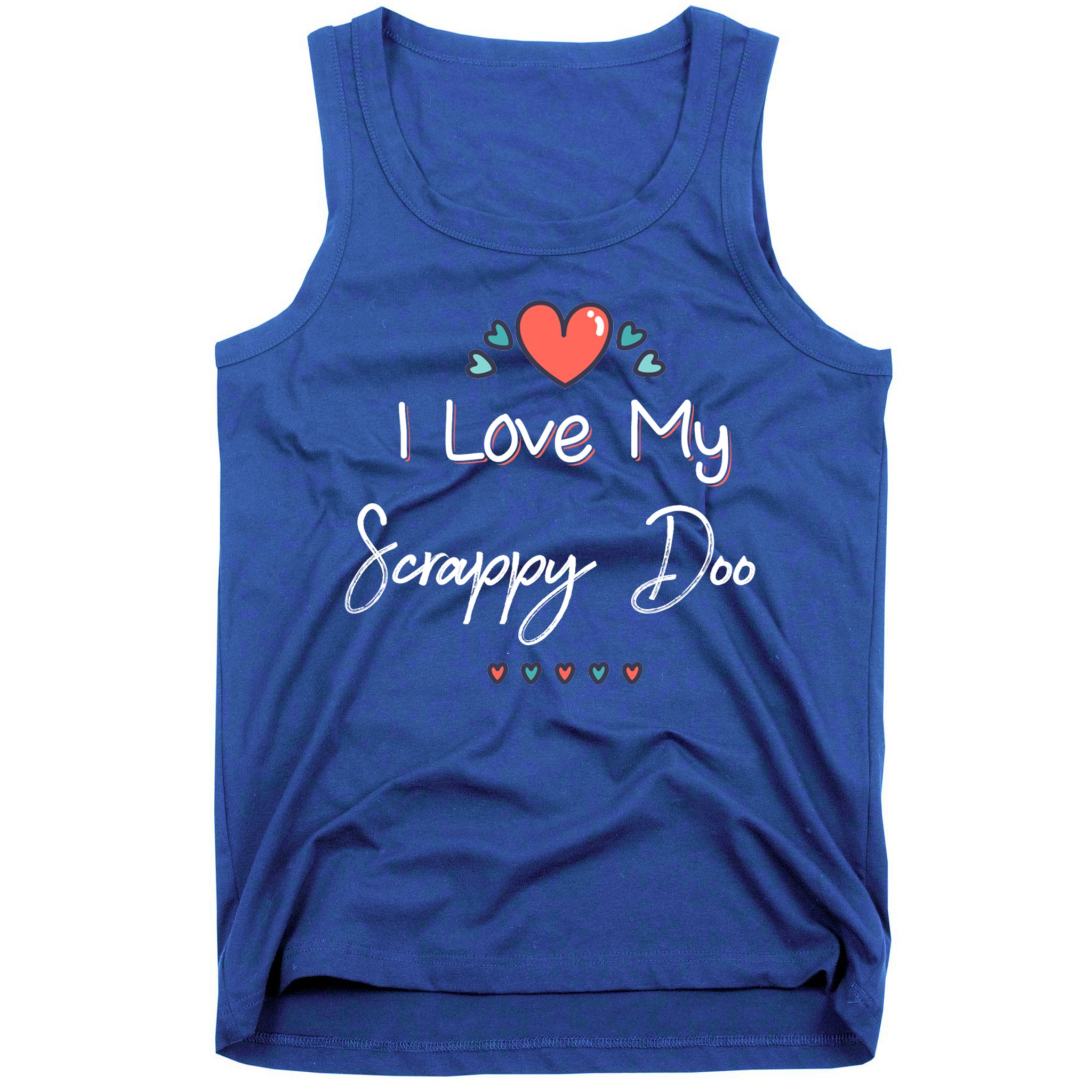 I Love My Scrappy Doo Cute Mothers Day Gift Tank Top