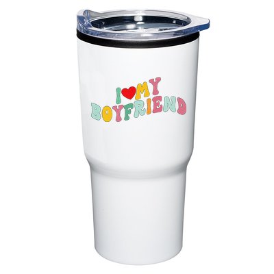 I Love My Boyfriend Groovy I Red Heart My Boyfriend BF Tumbler