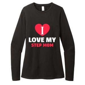 I Love My Loving Step Mom Family Gift Womens CVC Long Sleeve Shirt