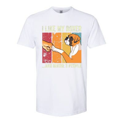 I Like My Boxer Softstyle CVC T-Shirt