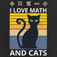 I Love Math And Cats Adult Drive Performance Visor