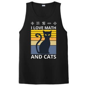 I Love Math And Cats PosiCharge Competitor Tank