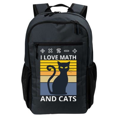 I Love Math And Cats Daily Commute Backpack