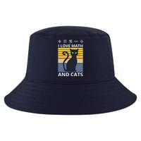 I Love Math And Cats Cool Comfort Performance Bucket Hat