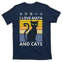 I Love Math And Cats T-Shirt