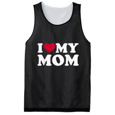I Love My Mother Mesh Reversible Basketball Jersey Tank