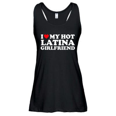 I Love My Hot Latina Girlfriend I Heart My Hot Latina GF Ladies Essential Flowy Tank