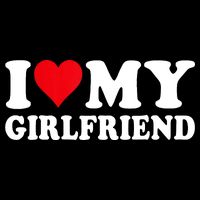 I Love My Girlfriend I Heart My Girlfriend I Love My GF Cooling Performance Crew T-Shirt